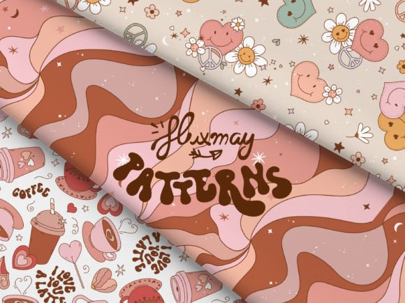 Coffee Latte Groovy Happy Smile Patterns: A Graphic Designer's Review