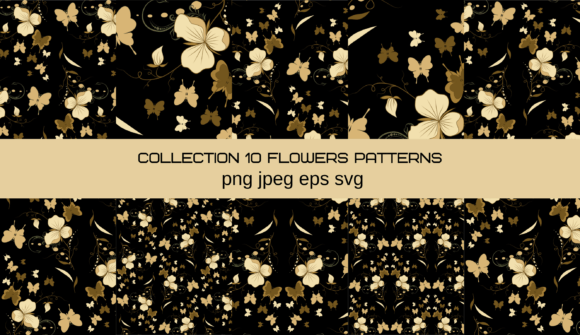 Collection Floral Patterns: Premium Graphics for Handmade Designs
