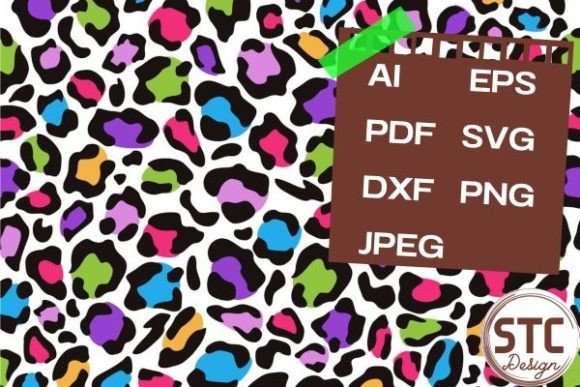 Colorful Leopard Seamless Patterns for Bold Graphics