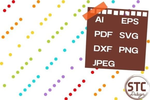 Rainbow Color Dot Digital Paper Patterns Graphics Review