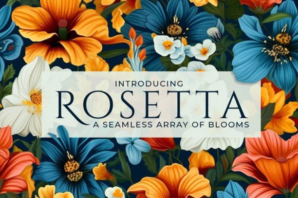 Rosetta - Seamless Flower Patterns: A Designer's Review of Modern Graphics