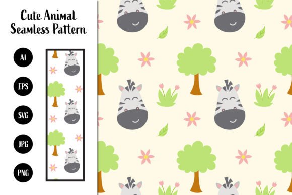 Seamless Patterns of Zebra Heads: A Graphic Designer's Review