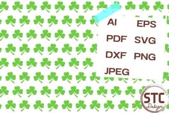 St Patrick s Day Green Shamrocks Patterns for Graphics