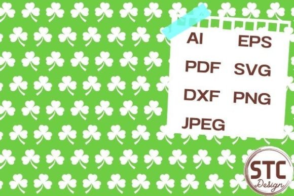 St Patrick s Day White Shamrocks Patterns Graphics Review
