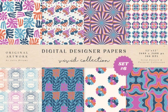 Y2K Digital Papers Seamless Patterns: A Graphic Design Asset Review